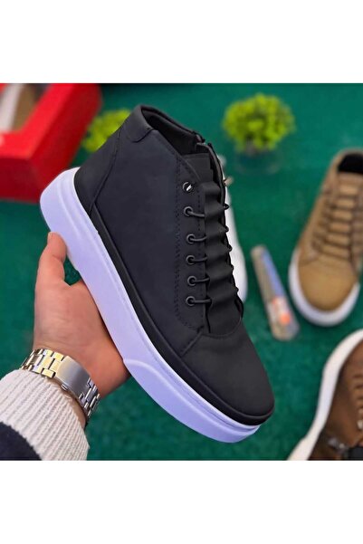 zege shoes Smart Lace-Up Zippered Sports Men's Boots 4 Seasons Stitched Light...