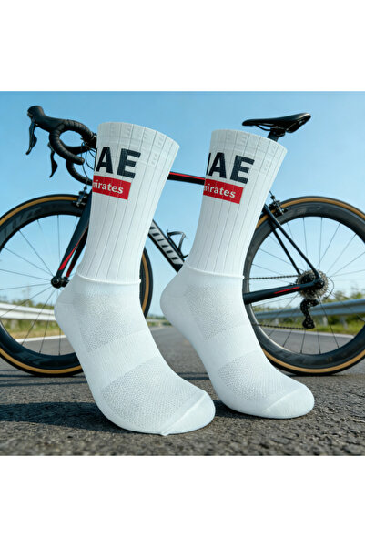 Choice M 35-40 1Pair-UAE white New Pro Aero UAE Aero Socks Anti Slip Silicone...