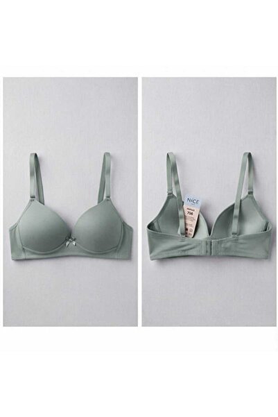 Stimor Nicoletta 116108-16 Lingerie Bra Yeşil No Push-Up Dolgusuz Balensiz Ge...
