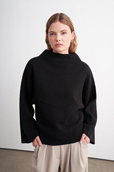 VESNA Basic Wide Sleeve Knit Sweater