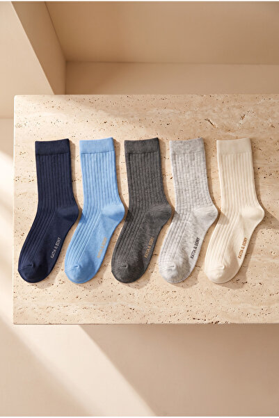 Katia&Bony Pack of 5 Unisex Socks Blue Mix
