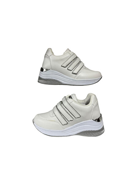 Paye Payem Shoes Women's Hidden Heel Velcro Sneaker Daily Comfortable Sports ...