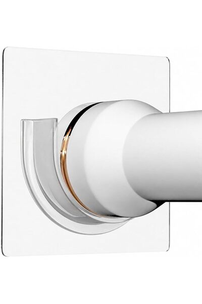 GENERAL 4 Pack Shower Curtain Rod Holder for Wall - Moisture-Resistant Tensio...