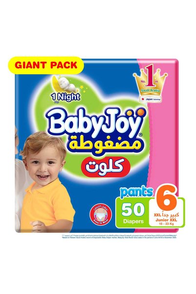Baby Joy Diaper Pants Size 6 Junior XXL 16-23 kg 50pcs