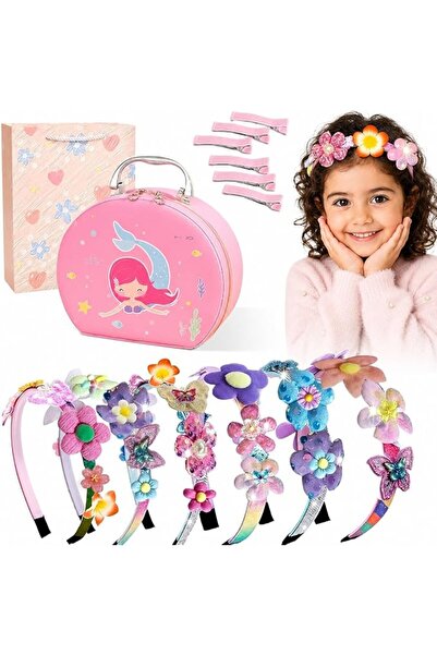 AOMIGE Headband Making Kit for Girls, DIY Hair Accessories Craft Set, Make 6 ...