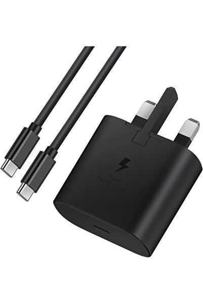 Generic (Pack Of 5) -ArcVibe Samsung Super-Fast Charger (UK Plug with USB Typ...