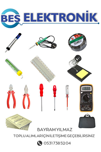 Genel Markalar BES ELEKTRONİL-Elektrik Elektronik 14 Parça Alet Seti – Meslek...
