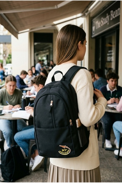 Unisex Çok Yönlü Kullanışlı Su Geçirmez Dört Gözlü Günlük, Seyahat, Okul Sırt Çantası