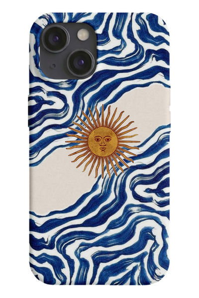 farifra iPhone 13/14 Uyumlu Desenli Silikon Lansman Telefon Kılıfı -M055KREM.png