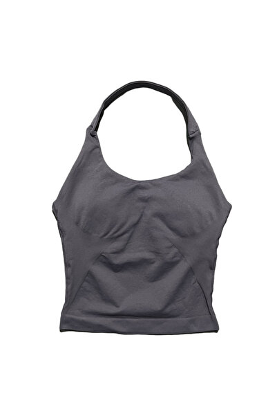 Choice صدرية رياضية نسائية XS Mushroom Grey للجري واليوجا واللياقة البدنية سر...