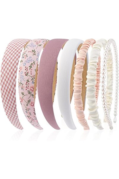 Hannea 7 Pcs Hairband For Women, Stylish Headband For Baby Girls, Cute Wide H...