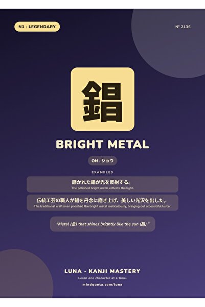 OEM Poster Infografic Metal Lucios Kanji, Scriere Japoneza, Carton 250g, A4