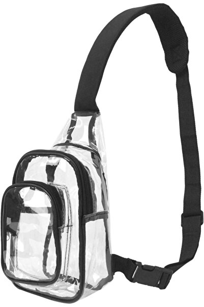 Generic Brand Geantă de umăr transparentă, geantă crossbody transparentă, gea...