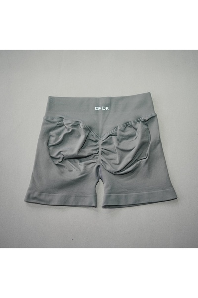 Choice M gray DFDK Women High Waist Yoga Shorts Scrunch Butt Lift Workout Sho...