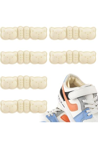 KASTWAVE Heel Grips for Kids Shoes, 3 Pairs Soft Kids Heel Grips Anti-Slip Ki...