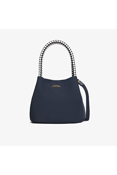Tommy Hilfiger Th Marina Bucket Nylon Women's Blue Bag - Aw0Aw18831