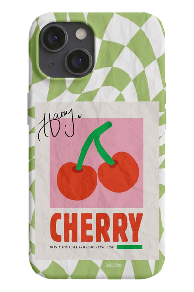 farifra iPhone 13/14 Uyumlu Desenli Silikon Lansman Telefon Kılıfı -K583beyaz...