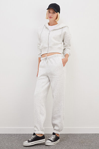 Fulla Moda 3 İplik Cepli Jogger Eşofman Altı