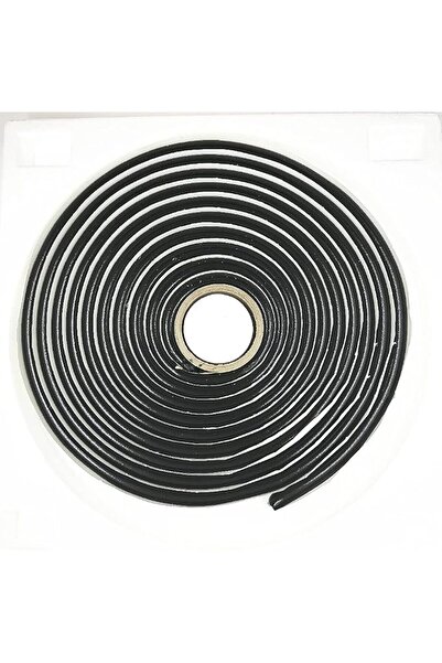 GENERAL 4m Black Butyl Synthetic Rubber Glue Auto Door Noise Seal Headlight S...