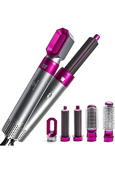 Silly fish DKH-New 5-in-1 Hot Air Hair Dryer and Styler, 1200W, Ionic, Cerami...
