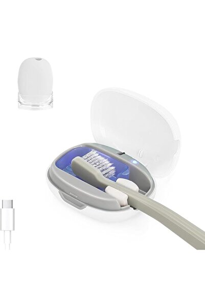 Tazweeq UV Toothbrush Sanitizer Case, Rechargeable Portable Toothbrush Cleane...