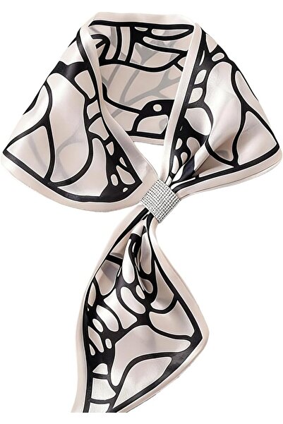 Youtrico Luxury Glossy Satin Hair Scarf - 75×13cm Horse Pattern Silky Bandana...
