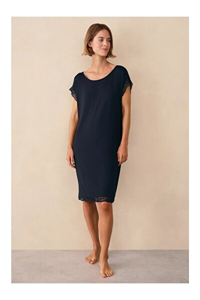 THE WHITE COMPANY Viscose Lace Detailed Women's Nightgown