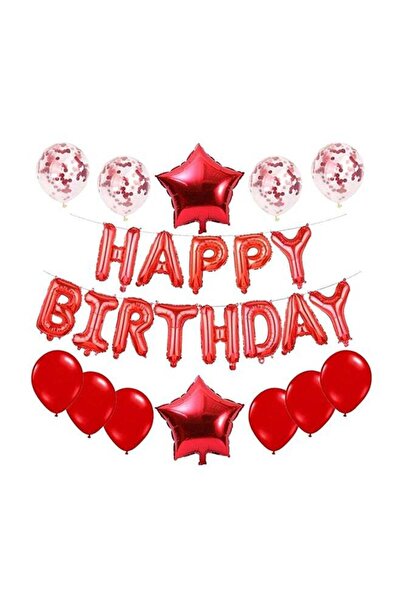 Gerani 25-Piece Happy Birthday Party Balloons Set 25×3×15cm