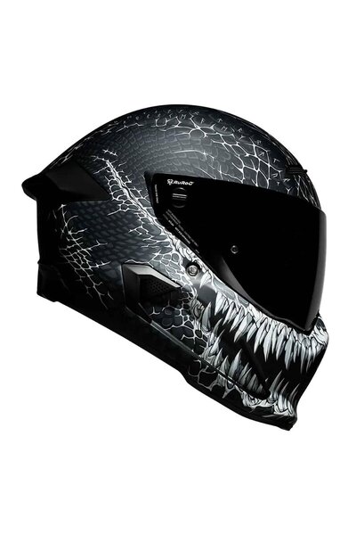 Ruroc AT4.0 Carbon Jormungandr Kapalı Kask