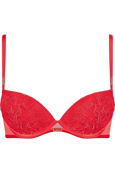 Aubade Rules of Attraction Molded Push-Up Bra, French Embroidery, Transparent...