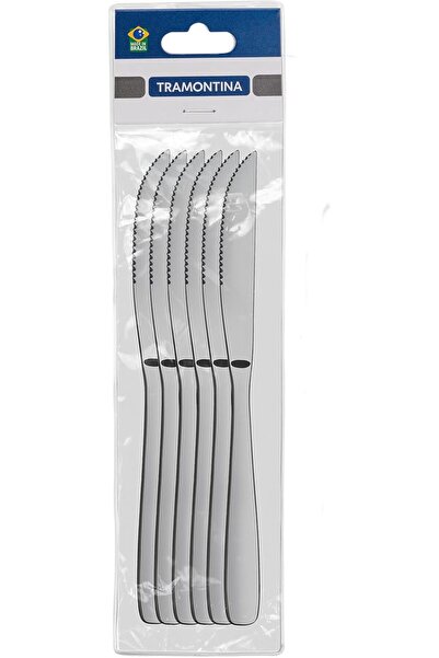 TRAMONTINA Amazonas Stainless Steel Steak Knife Set 6 Pieces