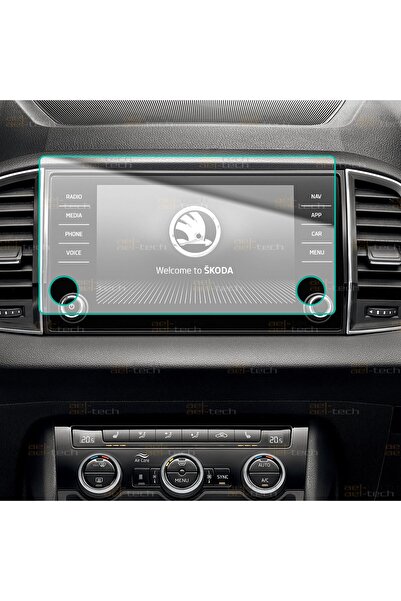 ael-tech Skoda Kodiaq Compatible 8 Inch Navigation Glass Screen Protector 201...