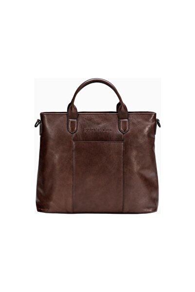 Farmhood Memphis Leather Bag 37 Cm, Stylish and Durable Postman Model with La...
