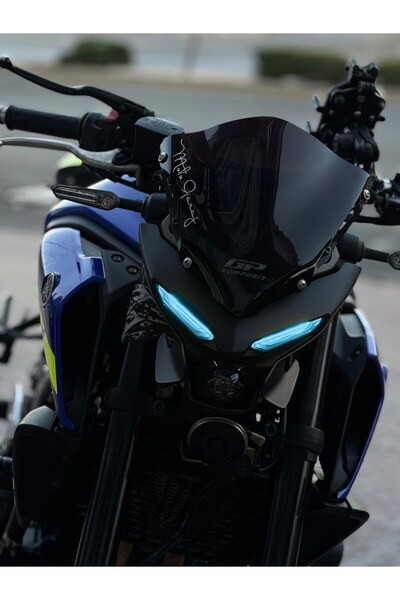 Banxtre Yamaha MT-25 için Far Renklendirme Hazır Kesim Far Tasarım Far Filmi ...
