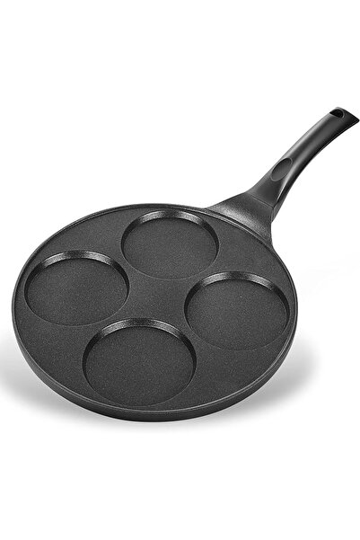 EXCEFORE Pancake Pan with 4 Cups, 10.5 Inch Nonstick Mini Pancake Maker Gridd...