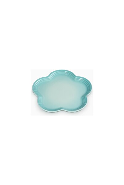 Le Creuset Floral Patterned Large Stoneware Ceramic Serving Plate 23 cm