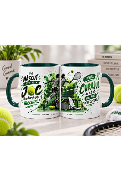 hiperborea Cană pentru Jucător de Tenis – „Născut pentru Joc”