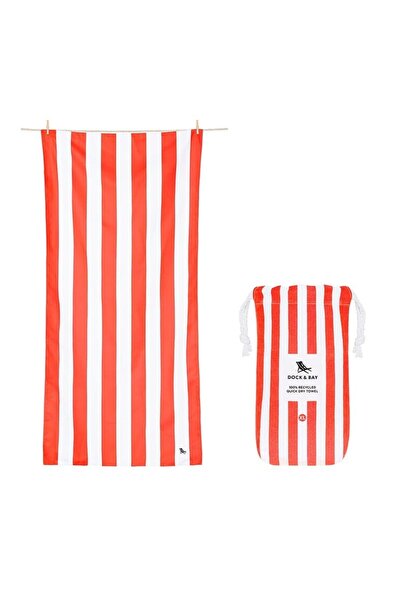 Dock & Bay Πετσέτα Θαλάσσης Quickdry Cabana - Waikiki Coral (200εκ x 90εκ)