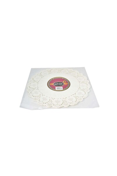 Generic White Round Lace Paper, 60 pieces, 32 cm FW6004747