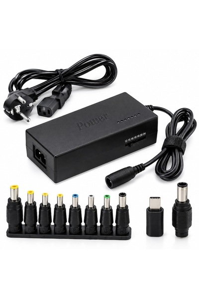 OEM Universal Laptop Charger MY-120W, 120W, USB-C, 10 interchangeable connect...