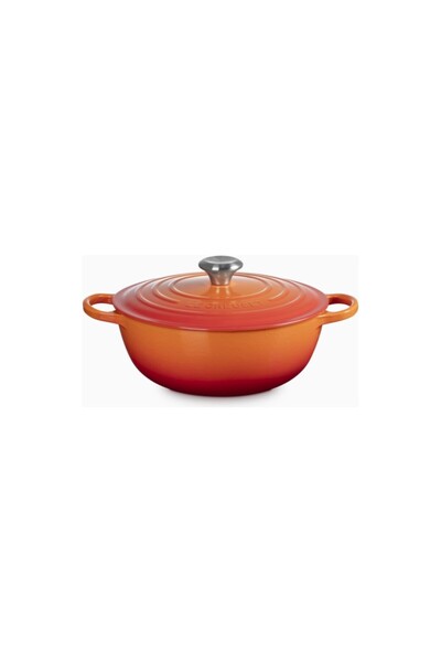Le Creuset وعاء لامارميتي الفرنسي الفاخر المصنوع من الفولاذ المصبوب