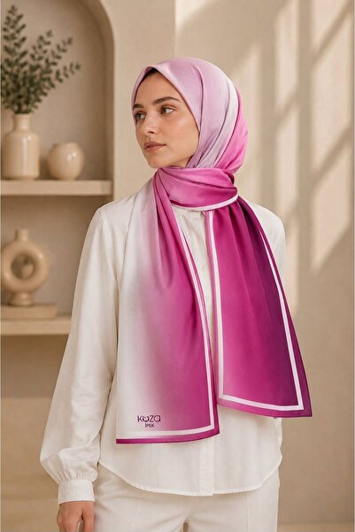 Dimoi Kids Women's Gradient Patterned Scarf Color Transition Stylish Casual H...