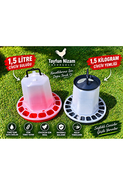 1.5 LT CİVCİV YEMLİĞİ VE 1.5LT CİVCİV SULUĞU