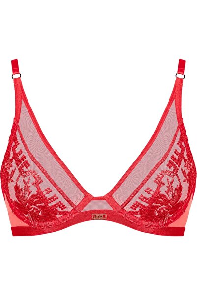 Aubade Rules of Attraction Underwire Triangle Bra, Transparent Tulle, French ...