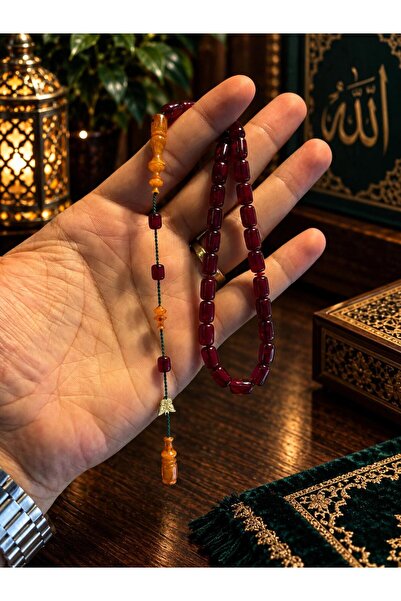 RASCAN USTA İMZALI OSMANLI BENZETME KAPSÜL KESİM KEHRİBAR