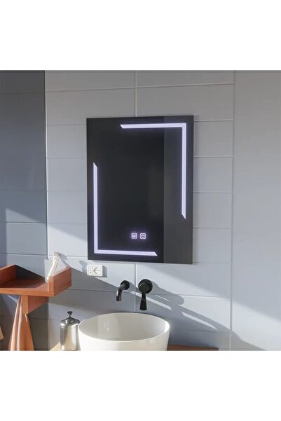 Flippy Ορθογώνιος Καθρέφτης LED, 60x80εκ., ECLISSA Touch, Σύστημα Αποθάμβωσης...