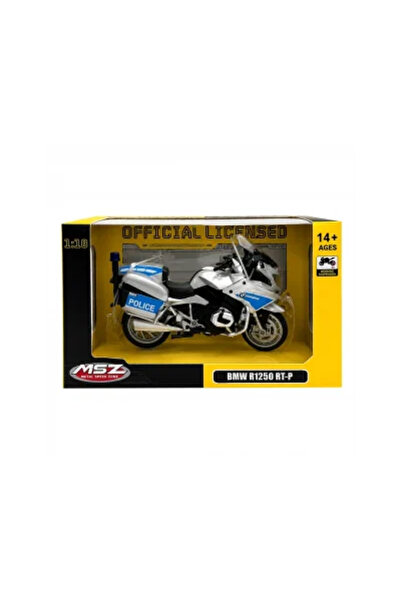 Generic 1/18 BMW R1250-RT Model Alman Polis Motorsikleti