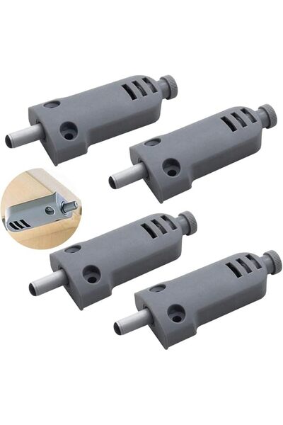 SYOSI 4Pcs Cabinet Door Damper, Soft Close Damper for Cabinet Doors Plastic Q...