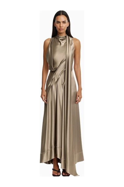 Acler Ewart Satin Women's Maxi Dress