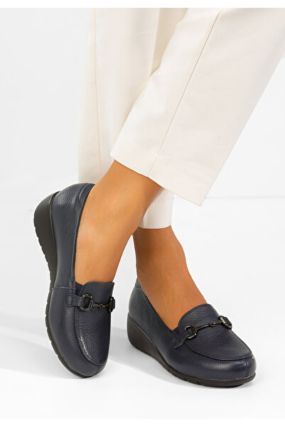 B T Shoes Γυναικεία Ντερίνα ναυτικά μοκασίνια